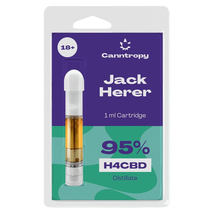 Canntropy H4CBD Vape Cartridge Jack Herer, 95% H4CBD, 1ml - CBD ...